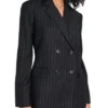 Neagley S01 Adeline Rudolph Black Striped Blazer