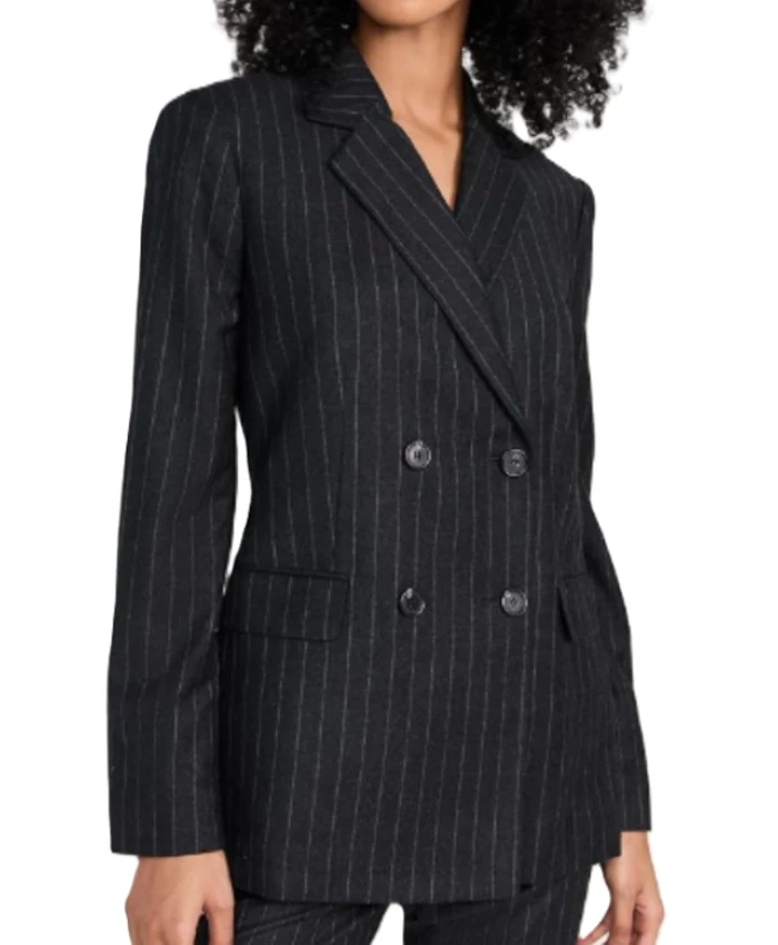 Neagley S01 Adeline Rudolph Black Striped Blazer