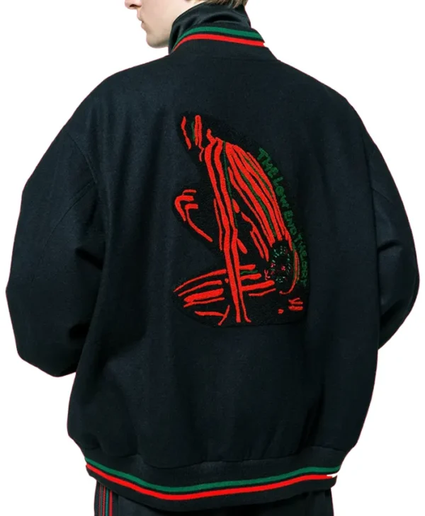 Needles A Tribe Called Quest Wool Leather Letterman