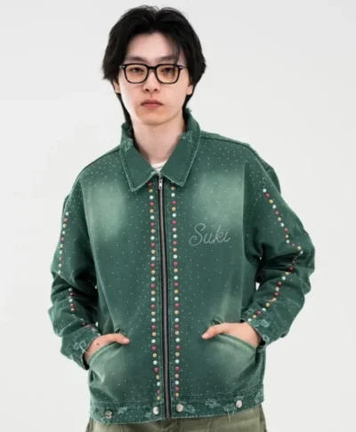 Neptun Avatar Kyoshi Green Canvas Jacket