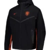 Netherlands Nike Tech Woven Black Jacket