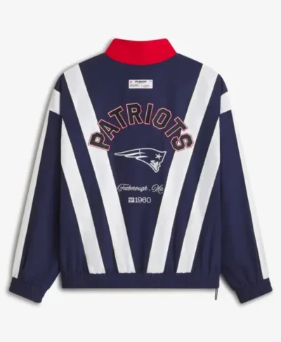 New England Patriots Off Season x NFL Navy Windbreaker Jacket