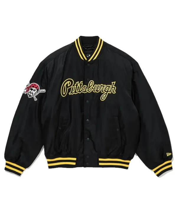 New Era Pittsburgh Pirates MLB Stadium Nylon Bomber Jacket