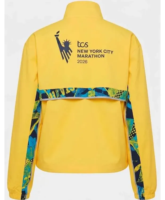 New York City Marathon 2026 Yellow Track Jacket