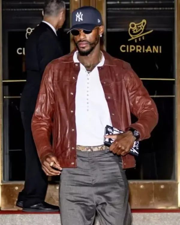 New York FW Jarred Vanderbilt Leather Jacket