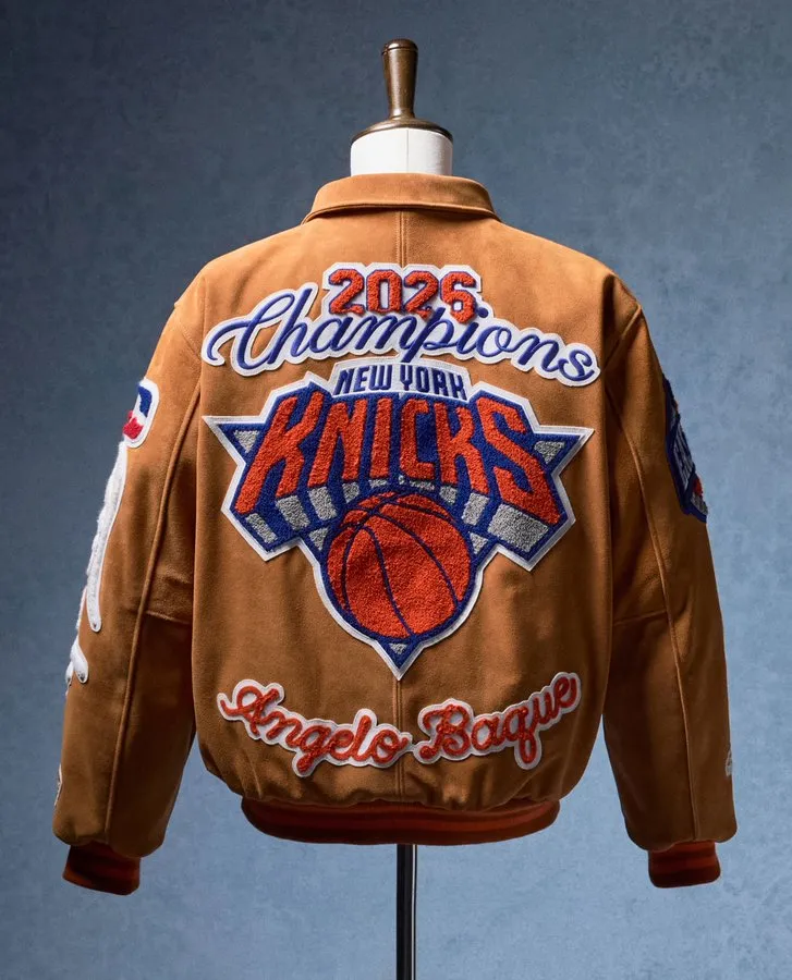 New York Knicks Larry OBrien Trophy Tailored Jacket