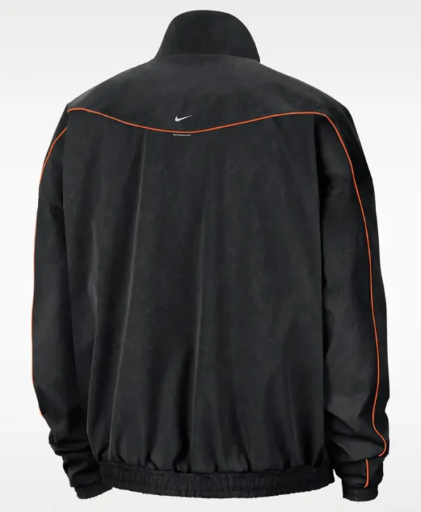 New York Knicks Nike Black Woven Basketball Jacket