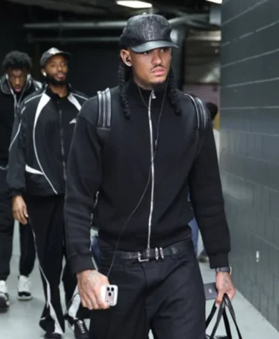 New York Knicks X Jordan Clarkson Black Jacket