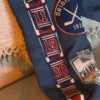 New York Rangers Blue Leather Bomber Jacket