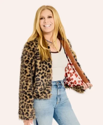 New York Yankees Leopard Fur Jacket by Jill Martin