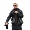 Nicholas Hoult How to Rob a Bank 2026 Black Leather Jacket