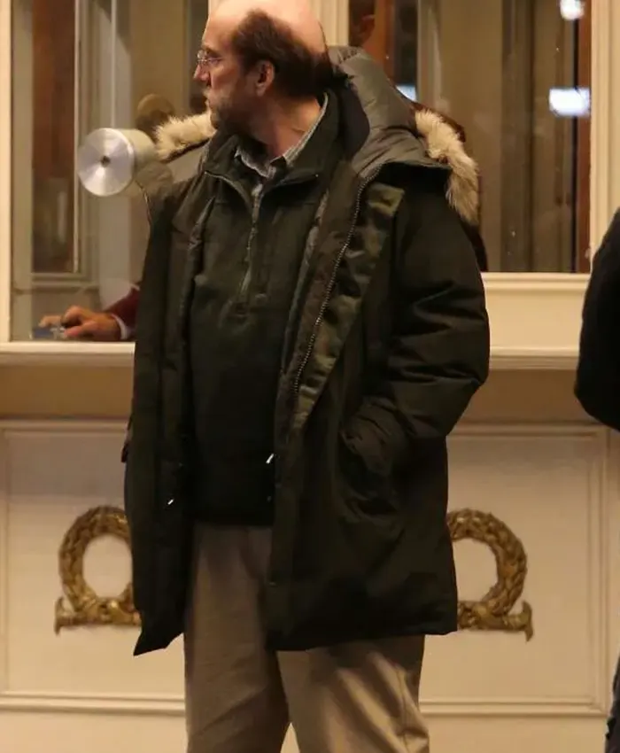 Nicolas Cage Dream Scenario Black Winter Parka