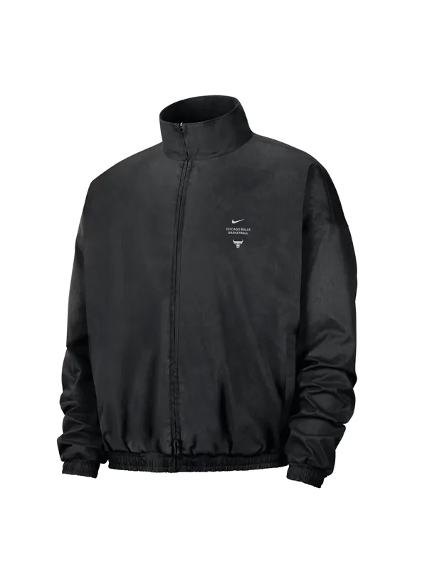Nike Chicago Bulls Scarlet Red Warmup Jacket 2026