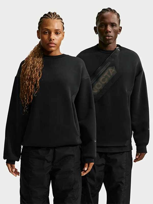 Nike NOCTA Marquis Black Crew Neck Sweatshirt