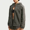 Nike SKIMS Co Brand Grey Sherpa Outerwear