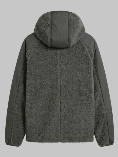 Nike SKIMS Plush Heather Grey Streetwear Jacket