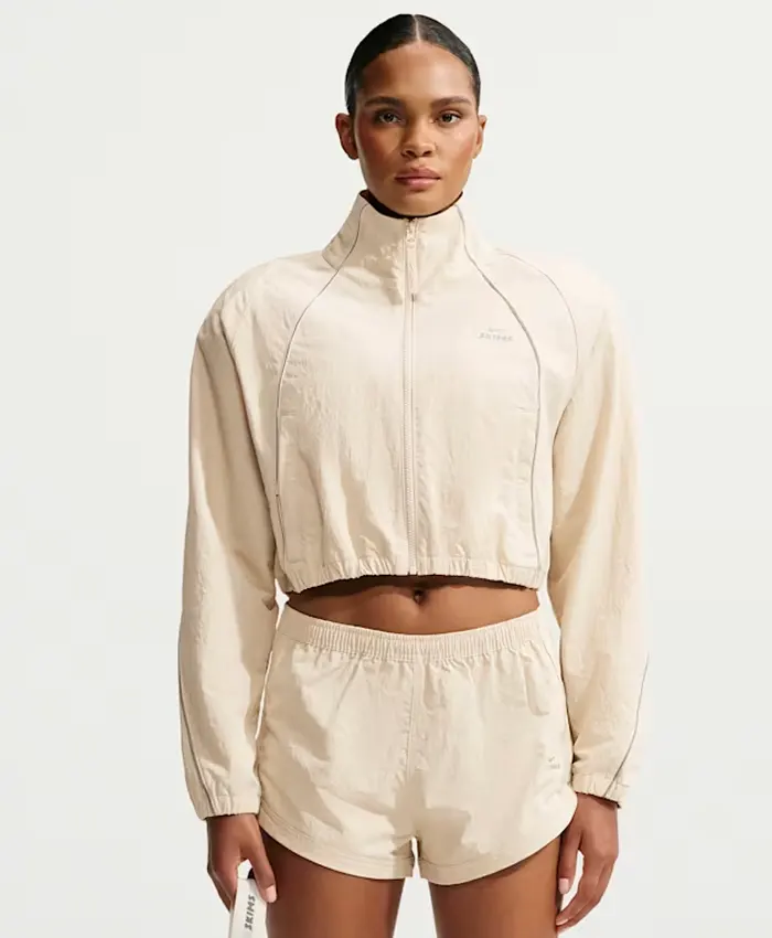 Nike X SKIMS Crunchy Nylon Cropped Jacket