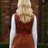 Nina Jarvis Brown Suede Belted Vest 2026