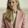 Nina Jarvis Pink Wool Blend Blazer 2026