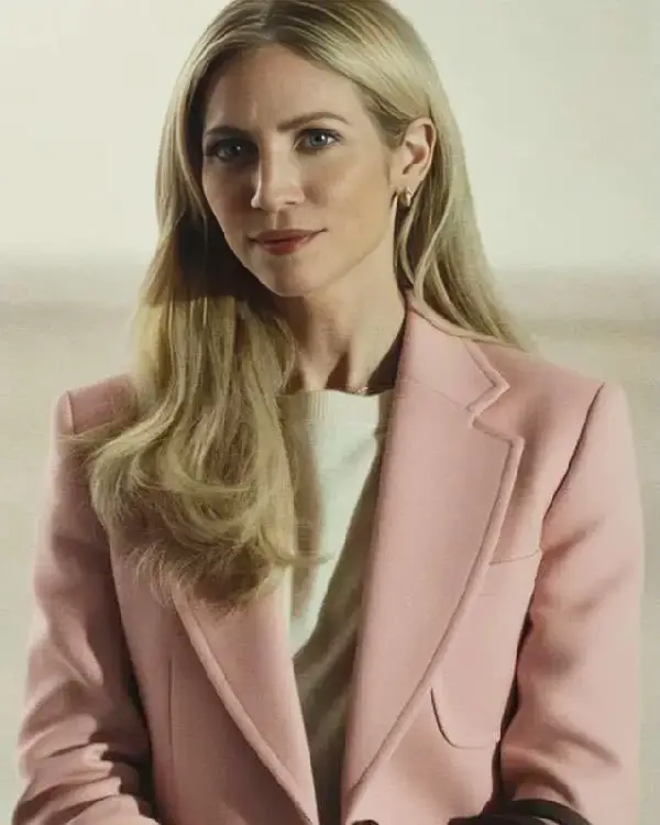 Nina Jarvis Pink Wool Blend Blazer 2026