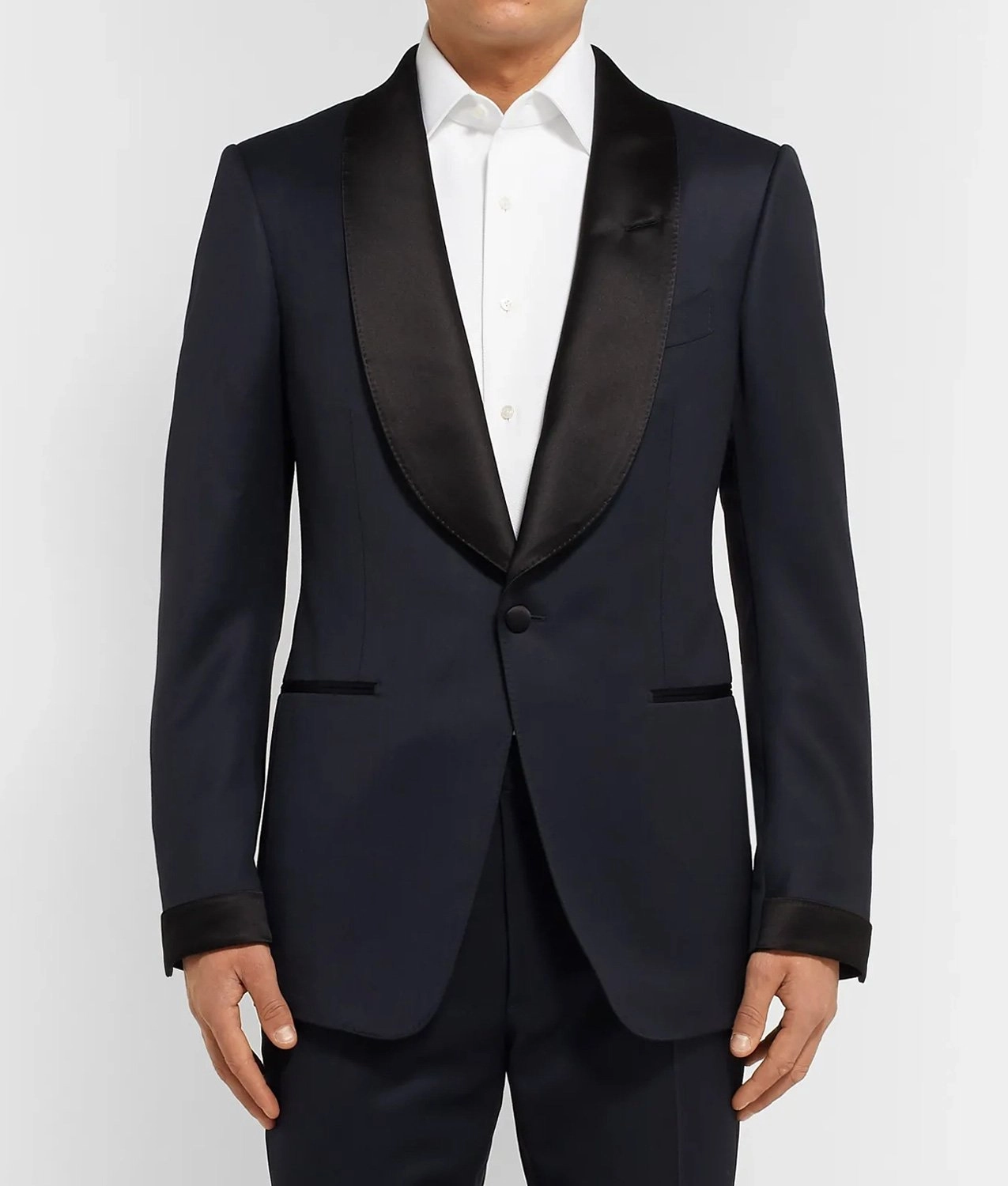 No Time To Die James Bond Midnight Blue Wool Tuxedo