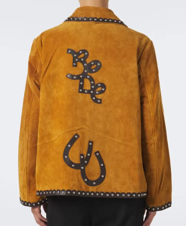 Noah Kahane Bode Suede Carson Jacket