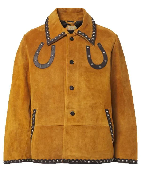 Noah Kahane Bode Suede Carson Jacket