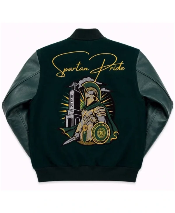 Norfolk State University Spartan Pride Letterman Varsity Jacket