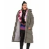North of North S02 Anna Lambe Olive Green Puffer Coat