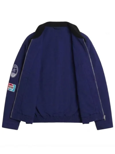 Off Season Pepsi Blue Canvas Utility Jacket
