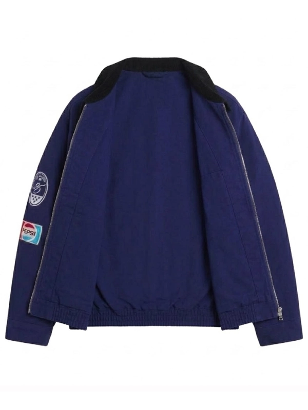 Off Season Pepsi Blue Canvas Utility Jacket