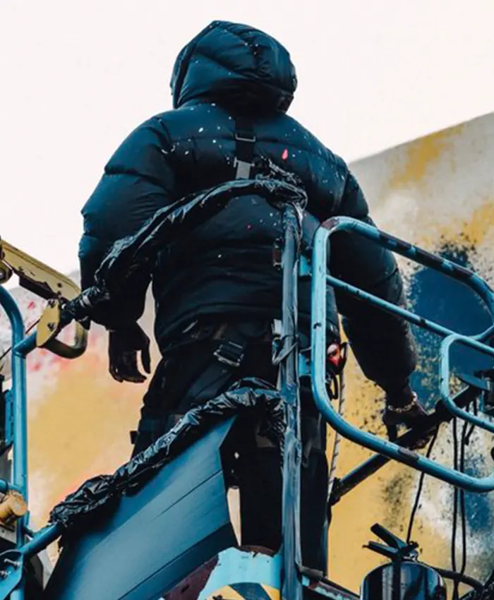 Olaolu Slawn London Black Puffer Jacket