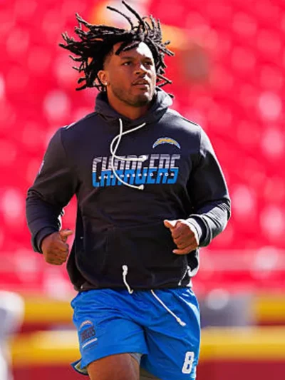 Omarion Hampton 2026 Los Angeles Chargers Sideline Hoodie