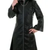 Organization XIII Kingdom Hearts Enigma Hooded Leather Coat