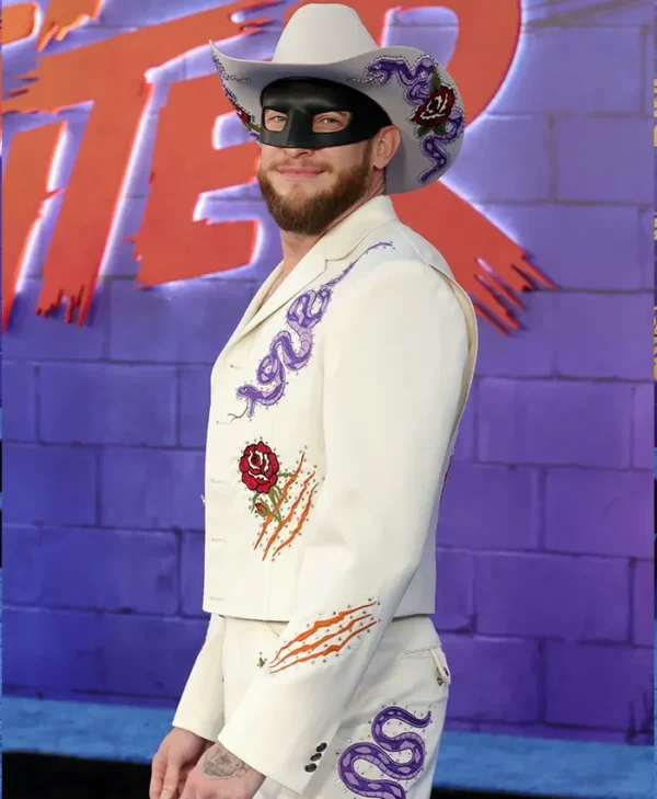 Orville Peck Vega Street Fighter 2026 Premiere White Suit