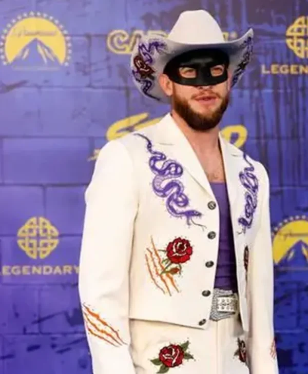 Orville Peck Vega Street Fighter 2026 Premiere White Suit