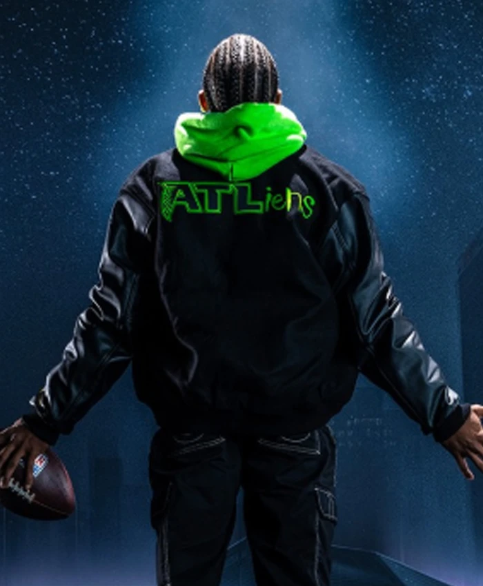 OutKast x Atlanta Falcons Black Bomber Jacket