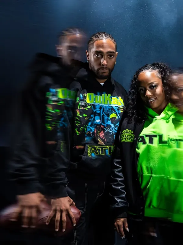 Outkast Atlanta Falcons ATLiens Black Fleece Hoodie
