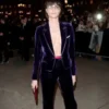 PFW Cara Delevingne Velvet Suit