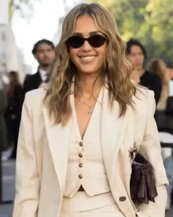 PFW Jessica Alba Blazer