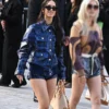 PFW Louis Vuitton Show Daniela Avanzini Blue Jacket