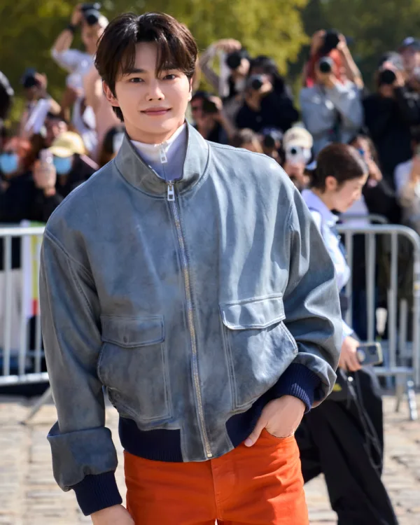 PFW Song Kang Leather Jacket