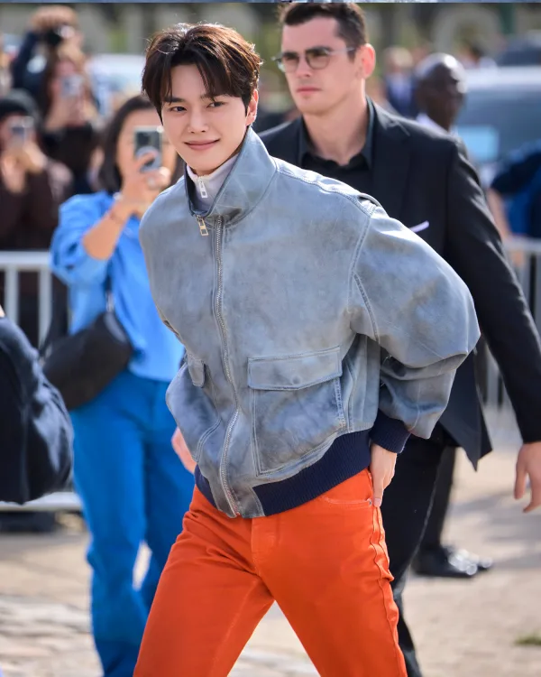 PFW Song Kang Leather Jacket