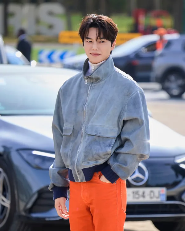 PFW Song Kang Leather Jacket