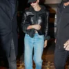 Paris 2026 Magda Butrym Hailey Bieber Fur Jacket