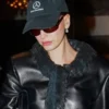 Paris 2026 Magda Butrym Hailey Bieber Fur Jacket