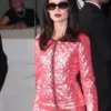 Paris-Fashion-Week-Alexa-Demie-Metallic-Pink-Jacket