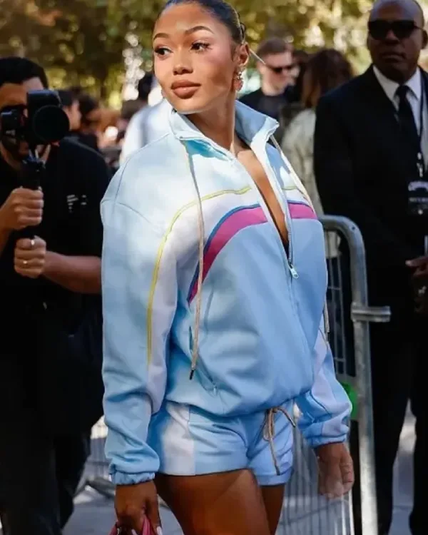 Paris Fashion Week Coi Leray Track Jacket