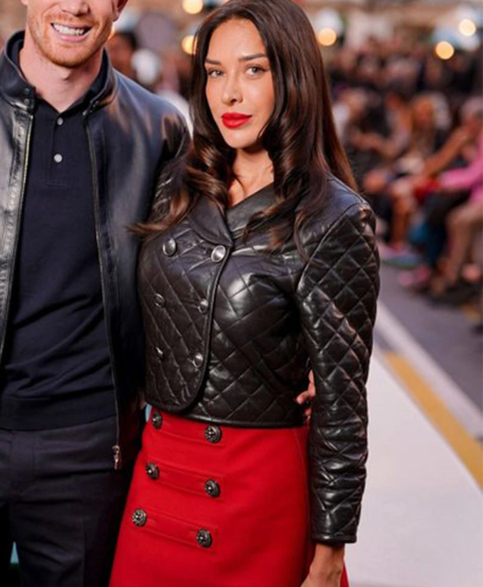 Paris Fashion Week Michèle Lacroix Quilted Leather Jacket