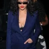 Paris Night Out 2026 Rihanna Navy Blue Blazer